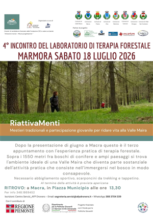 Laboratorio terapia Forestale