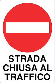 Strada Provinciale N. 283 tronco: Canosio - Preit  - Ordinanza di chiusura al transito veicolare e pedonale